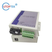 RS485/422 to optic fiber, single-mode, 5VDC, SC, FC or ST optional, standalone or insert the Rack