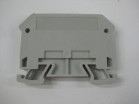 ALLEN BRADLEY 1492-WLD10 IEC SINGLE CIRCUIT LINK DISCONNECT BLOCK, STANDARD FEEDTHROUGH, 10MM MAX. WIRE, GRAY,