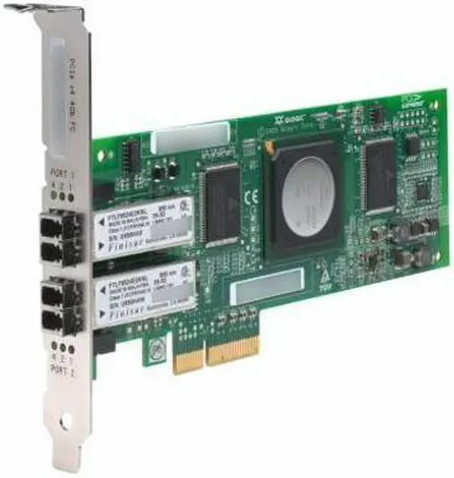 HP FCA FC1242SR Dual Channel 4GB Host Bus Adapter PCI-E for WinSrv and Linux (LC connector), incl. h/h & f/h. Brckts (replaces A8003A)