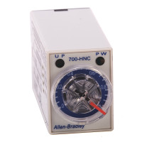 ALLEN BRADLEY 700-HNC44AA12 700-HN MINIATURE GENERAL PURPOSE TIMING RELAY, MINIATURE MULTI-FUNCTION, MULTI-MODE (4 FUNCTIONS), 0.1 SECONDS TO 10 MINUTES, 4PDT TIMED, 100-120V AC 50/60HZ