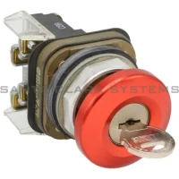 ALLEN BRADLEY 800T-E15B PUSHBUTTON 30.5MM SPRING BOLT CYL LOCK 2NO/2NC