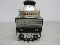 AGASTAT 2422AD TIME DELAY RELAY 2.5-50SEC 10AMP 120VAC COIL