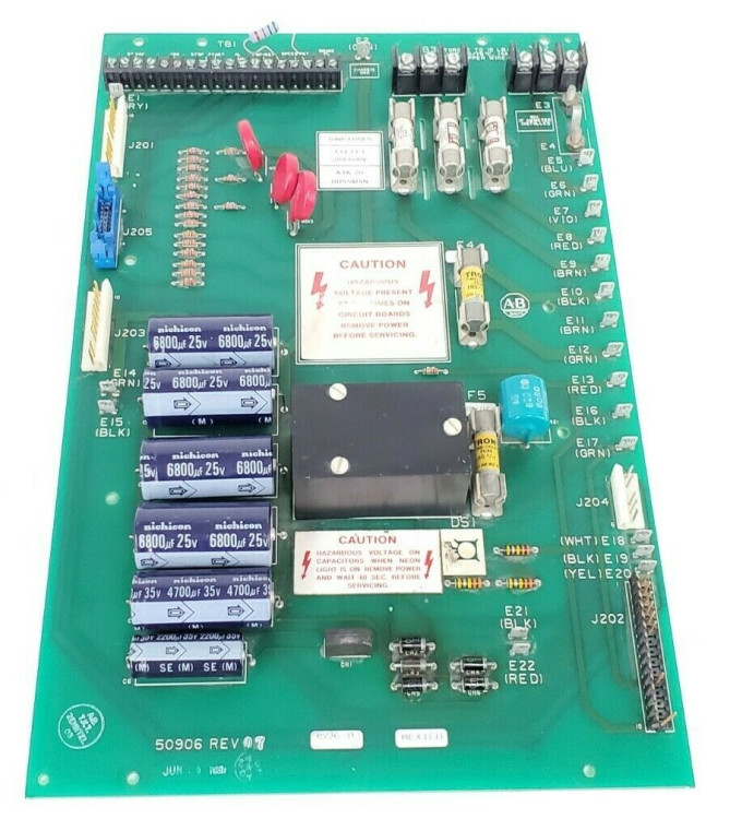 ALLEN BRADLEY 50906 POWER DISTRIBUTION BOARD 3-10HP ALLEN BRADLEY 50906 POWER DISTRIBUTION BOARD 3-10HP