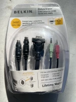 ACCU SORT 1000065133 T&L ACCESSORY, CABLE SET,PS2 ADAPTER FOR BELKIN CAT5 KVM SWITCHBOX (WITH 6' CABLE)