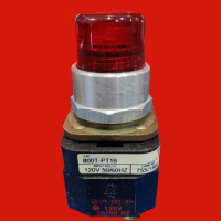 ALLEN BRADLEY 800T-N52XRXR 30.5MM CLUSTER PILOT LIGHT LENS CAP, 2 LAMPS, 120V AC 50/60HZ, INCANDESCENT, RED, RED