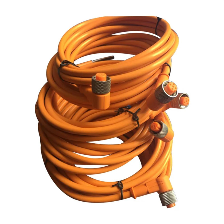 (6010542); DOL-1205-W10M; CORDSET, M12, FEMALE, 5-PIN, RIGHT-ANGLE, PVC, ORANGE, 10M (6010542); DOL-1205-W10M; CORDSET, M12, FEMALE, 5-PIN, RIGHT-ANGLE, PVC, ORANGE, 10M