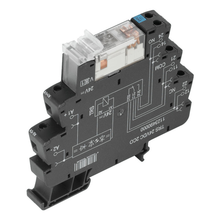 WEIDMULLER 13090 RELAY MODULE - 24VDC - 4 SECTIONS WEIDMULLER 13090 RELAY MODULE - 24VDC - 4 SECTIONS
