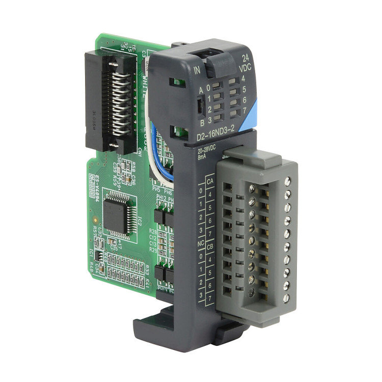 AUTOMATION DIRECT D2-16ND3-2 DL205 DC INPUT MODULES, 16-POINT 24VDC CURRENT SINKING/SOURCING INPUT MODULE, 2 COMMONS (ISOLATED), EUROPEAN TYPE REMOVABLE TERMINAL AUTOMATION DIRECT D2-16ND3-2 DL205 DC INPUT MODULES, 16-POINT 24VDC CURRENT SINKING/SOURCING INPUT MODULE, 2 COMMONS (ISOLATED), EUROPEAN TYPE REMOVABLE TERMINAL