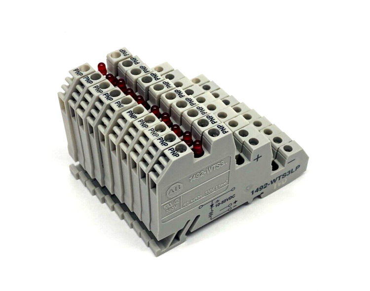 ALLEN BRADLEY 1492-WTS3LP IEC TERMINAL BLOCKS, THREE LEVEL SENSOR BLOCK 2.5 MMВІ WITH LED PNP, COLOUR: GREY ALLEN BRADLEY 1492-WTS3LP IEC TERMINAL BLOCKS, THREE LEVEL SENSOR BLOCK 2.5 MMВІ WITH LED PNP, COLOUR: GREY