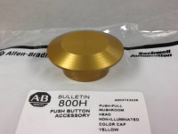 ALLEN BRADLEY 800H-NP51E 800H COLOR CAPS, PUSH-PULL - STANDARD (METAL), YELLOW