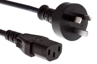 Spare 10A AC Pwr Cord, left-angle (Australia)
