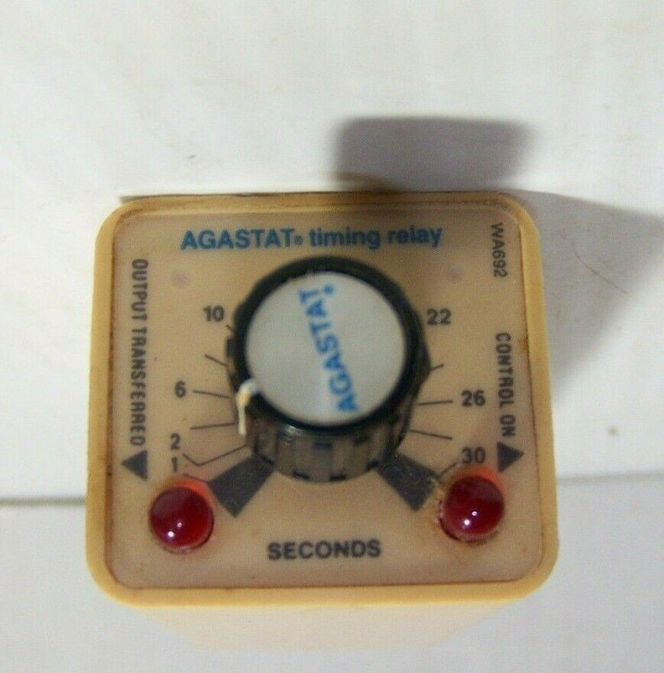 AGASTAT SSC22QNA TIME DELAY RELAY 1-30MINUTES 12VDC