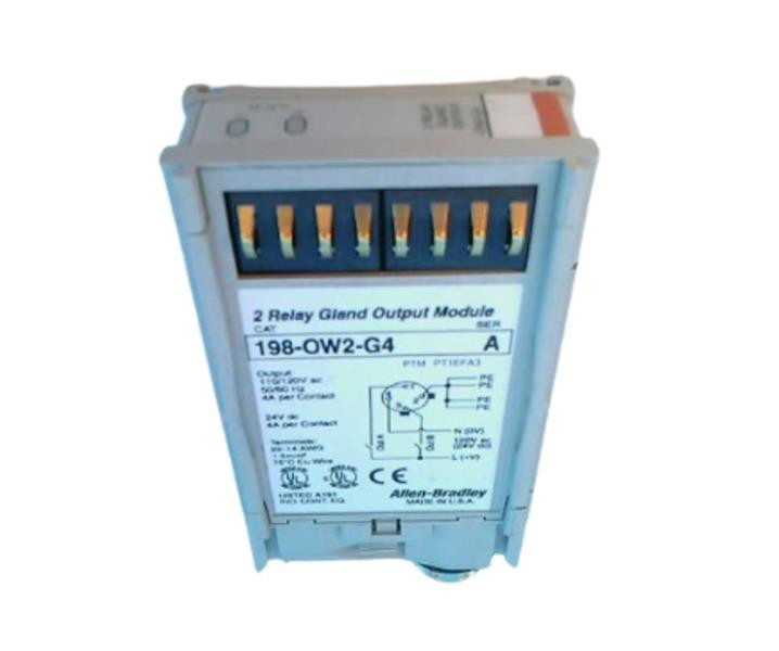 ALLEN BRADLEY 198-OW2-G4 RELAY OUTPUT DIN MODULE