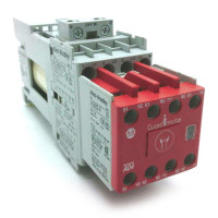 ALLEN BRADLEY 100S-C23ZJ14C SAFETY CONTACTOR, SCREW TERMINALS, 11KW/400V, COIL 2 TERMINALS, COIL TERMINALS AT LINE SIDE, CONTROL VOLTAGE 24V DC, 1 N.O. + 4 N.C. AUXILIARY CONTACT, SINGEL PACK