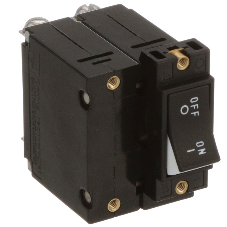AIRPAX IEG66-1-62-25.0-01-V CIRCUIT BREAKER, HYDROMAGNETIC, 25A; INPUT VOLTAGE VAC:240V; NO. OF POLES:2; CURRENT RATING:25A; DIELECTRIC STRENGTH:3.75KV