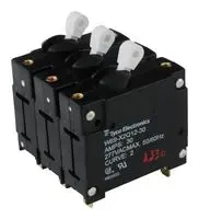 CIRCUIT BREAKER, HYD-MAG, 3P, 277V, 30A; INPUT VOLTAGE VAC:277V; NO. OF POLES:3; CURRENT RATING:30A; INTERRUPTING CAPACITY:2.5KA; DIELECTRIC STRENGTH: CIRCUIT BREAKER, HYD-MAG, 3P, 277V, 30A; INPUT VOLTAGE VAC:277V; NO. OF POLES:3; CURRENT RATING:30A; INTERRUPTING CAPACITY:2.5KA; DIELECTRIC STRENGTH: