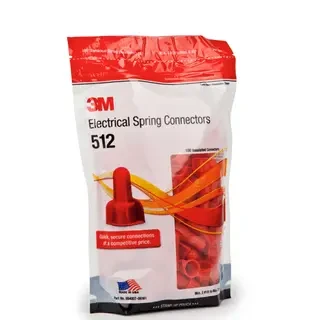 3M 512-BUCKET RED SPRING CONNECTOR, 2000 CONNECTORS/BUCKET 3M 512-BUCKET RED SPRING CONNECTOR, 2000 CONNECTORS/BUCKET