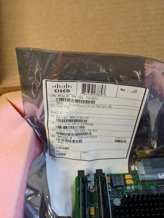 Services Ready Engine (SRE) 700 SM for VSEC-SRE bundle Services Ready Engine (SRE) 700 SM for VSEC-SRE bundle
