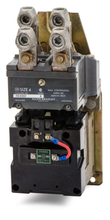 ALLEN BRADLEY 702-EOD92 CONTACTOR OPEN TYPE 2POLE 120V COIL