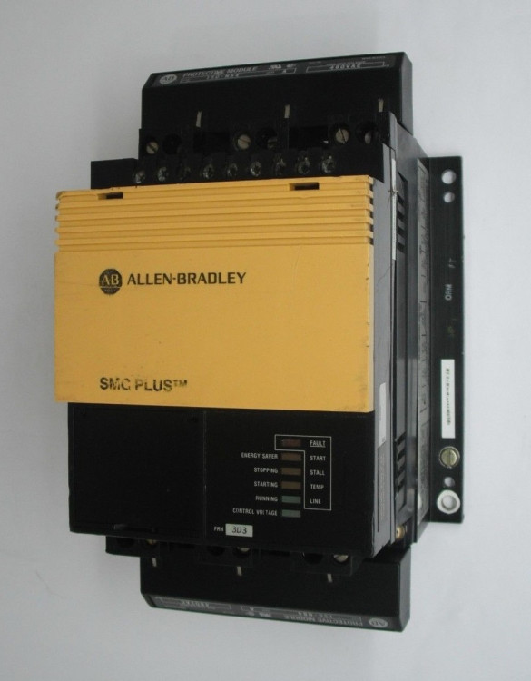 ALLEN BRADLEY 150-A24NBDD-8B4 MOTOR CONTROL SMC PLUS W/MTR BRAKING 3PH 2080-240V ALLEN BRADLEY 150-A24NBDD-8B4 MOTOR CONTROL SMC PLUS W/MTR BRAKING 3PH 2080-240V