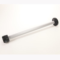 ALLEN BRADLEY 855E-BPM25C CONTROL TOWER STACK LIGHT MOUNTING BASE, 25CM POLE MOUNT, BLACK HOUSING, CAP INCLUDED