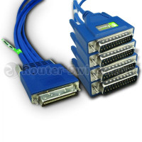 High Density 4-port EIA-232 Cable, Male, DTE