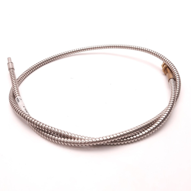 ALLEN BRADLEY 99-52-1 FIBER OPTIC CABLE 3FT SS/GLASS THREADED END