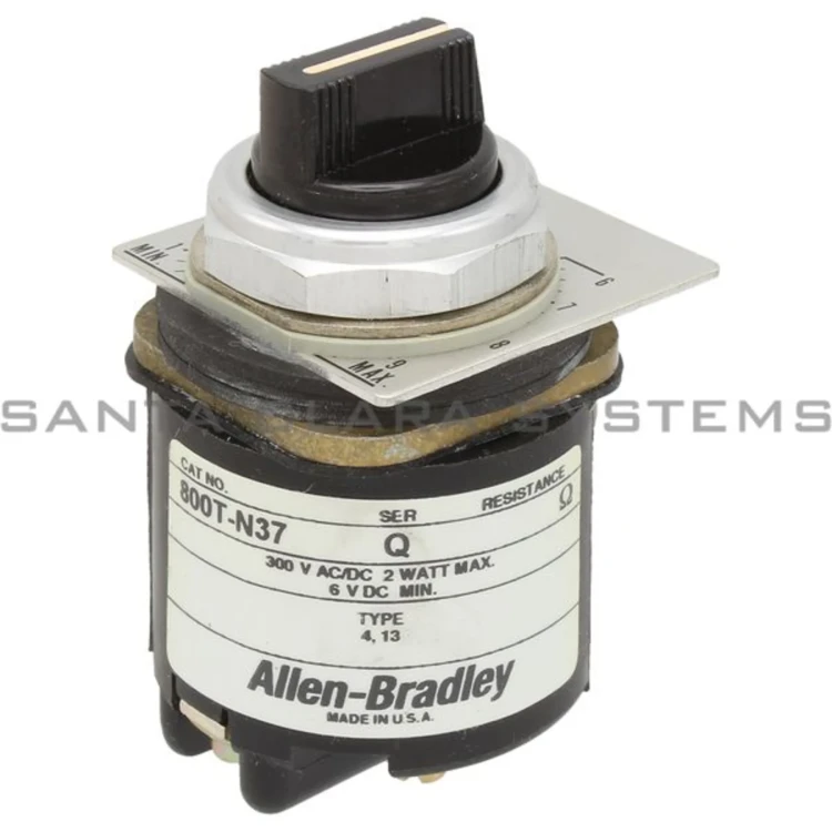 ALLEN BRADLEY 800T-N37 30.5MM POTENTIOMETER UNIT, WITHOUT RESISTIVE ELEMENT ALLEN BRADLEY 800T-N37 30.5MM POTENTIOMETER UNIT, WITHOUT RESISTIVE ELEMENT