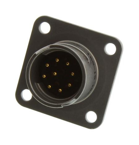 AMPHENOL 165-15 CIRCULAR CONNECTOR RECEPTACLE 9POS PANEL; CONNECTOR TYPE:CIRCULAR INDUSTRIAL; CONNECTOR BODY MATERIAL:ALUMINIUM; GENDER:RECEPTACLE; CONTACT GENDER:PIN