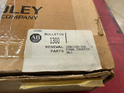ALLEN BRADLEY 1300-ITSSC 1336/1395/1396 SIGNL. CON ALLEN BRADLEY 1300-ITSSC 1336/1395/1396 SIGNL. CON
