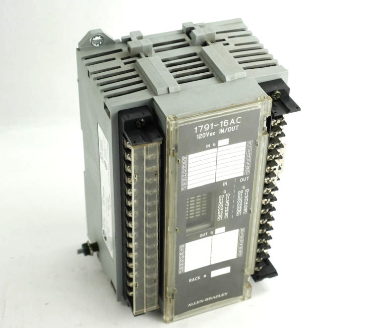 ALLEN BRADLEY 1791-16A0 BLOCK I/O, 120V AC, 16 POINT MODULE (16 INPUT) ALLEN BRADLEY 1791-16A0 BLOCK I/O, 120V AC, 16 POINT MODULE (16 INPUT)