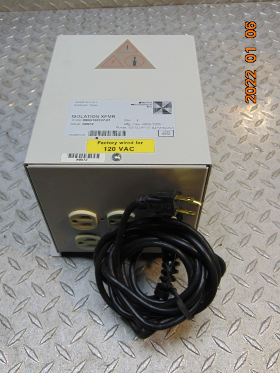 POWER SUPPLY ISOLATION 90-132V 47-63HZ 600VA POWER SUPPLY ISOLATION 90-132V 47-63HZ 600VA