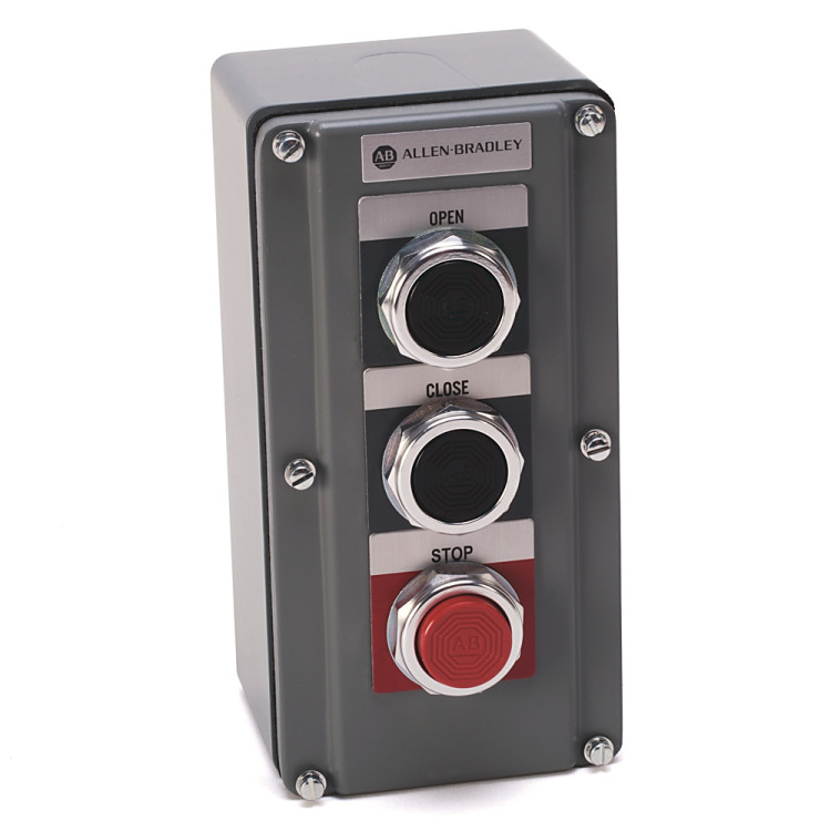 ALLEN BRADLEY 800T-3TD STATION,ASSEM PUSHBUTTON 600V AC MAX 10 AMP MAX ALLEN BRADLEY 800T-3TD STATION,ASSEM PUSHBUTTON 600V AC MAX 10 AMP MAX