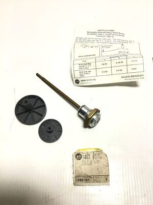 ALLEN BRADLEY 1493-N1 OVERLOAD RELAY KIT RESET BUTTON FOR STARTER ALLEN BRADLEY 1493-N1 OVERLOAD RELAY KIT RESET BUTTON FOR STARTER