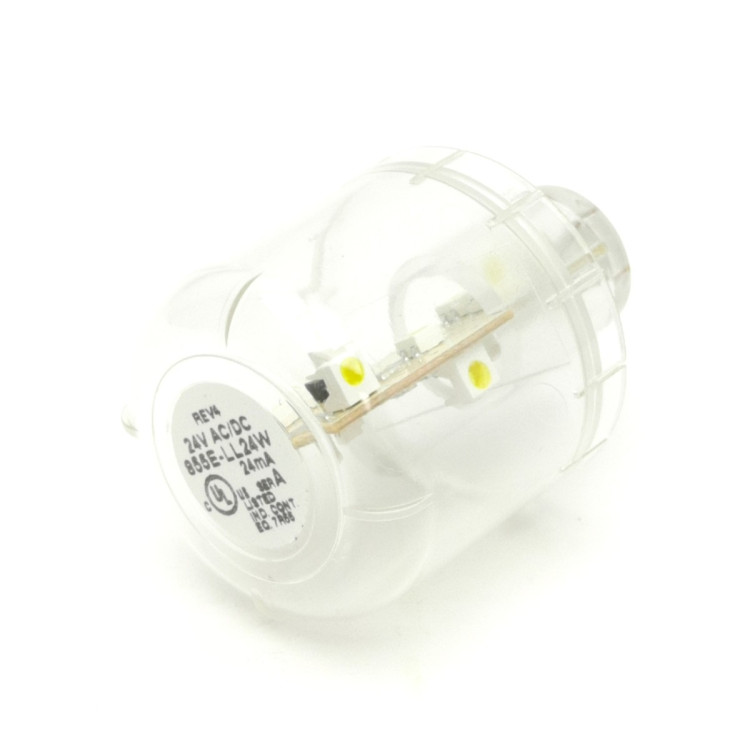 ALLEN BRADLEY 855E-LL24Y REPLACEMENT BULB FOR TOWER LIGHTS, LED LAMPS, SOCKET BA15D , POWER SUPPLY 24V AC/DC, YELLOW