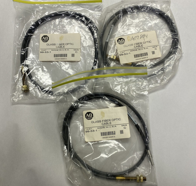 ALLEN BRADLEY 99-53-1 FIBER OPTIC CABLE GLASS 3FT