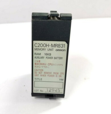 OMRON C200H-MR831 MEMORY MODULE RAM 16KB OMRON C200H-MR831 MEMORY MODULE RAM 16KB