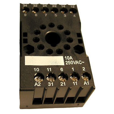 AMPERITE 11-PIN-SM RELAY SOCKET; ACCESSORY TYPE:RELAY SOCKET; FOR USE WITH:AMPERITE C10, CIR, DCR10, SWUDC SERIES RELAYS; SOCKET MOUNTING:SMD; SOCKET TERMINALS:SCREW; NO AMPERITE 11-PIN-SM RELAY SOCKET; ACCESSORY TYPE:RELAY SOCKET; FOR USE WITH:AMPERITE C10, CIR, DCR10, SWUDC SERIES RELAYS; SOCKET MOUNTING:SMD; SOCKET TERMINALS:SCREW; NO