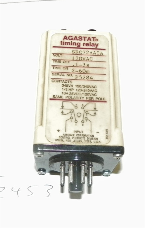AGASTAT SRC72ACEA TIME DELAY RELAY AGASTAT SRC72ACEA TIME DELAY RELAY
