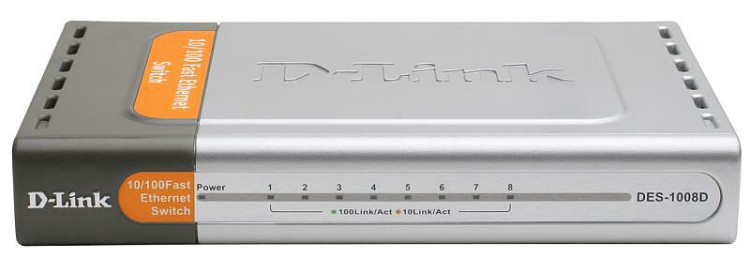 Коммутатор D-Link (DES-1008D-L2A)