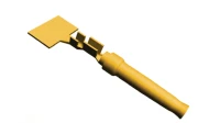(PRICE/PK OF 100) D SUB CONTACT, SOCKET, 28-24AWG, CRIMP; FOR USE WITH:HDP-20 SERIES CONNECTORS; SERIES:AMPLIMITE HDP-20; CONTACT PLATING:GOLD; CONTAC