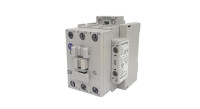 ALLEN BRADLEY 800EP-SB32 22.5MM 3 POS. SEL. SWITCH OPERATOR, NON-ILLUM., RD. PLAS. (IP66, 4/4X/13), STD. KNOB, SPRG. FROM LT. AND RT., BLK. KNOB / WHT. INSERT