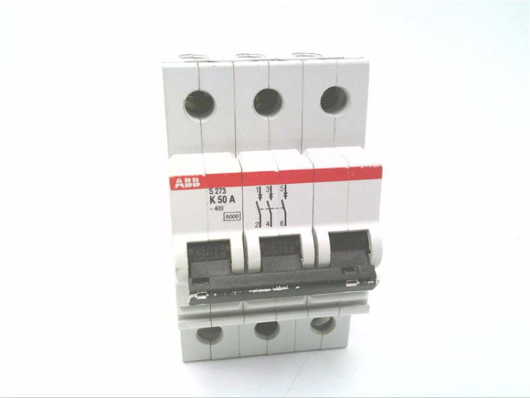 ASEA BROWN BOVERI S273-K50  CIRCUIT BREAKER 50AMP 3POLE 277/480VAC