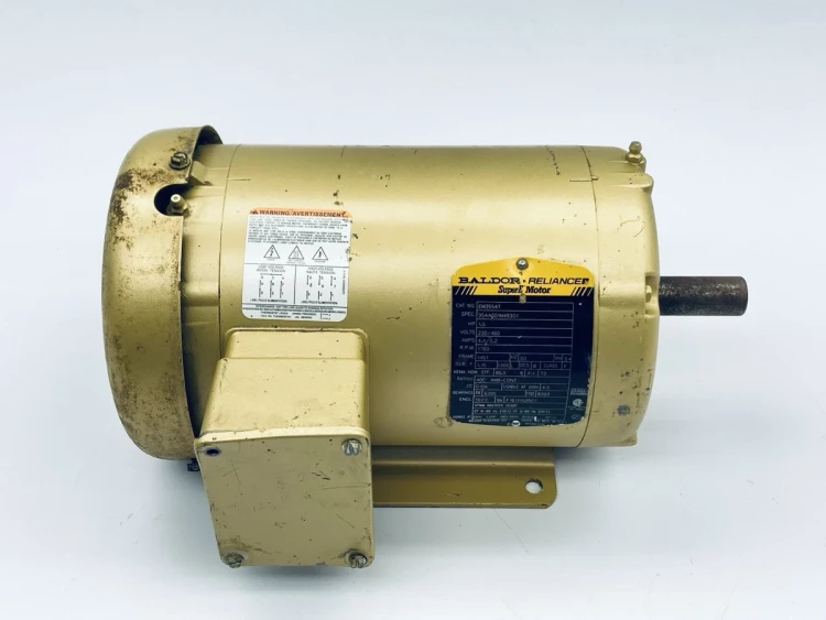 BALDOR EM3554T MOTOR 1.5HP 1740RPM 3PH 60HZ 145T 3528M TEFC BALDOR EM3554T MOTOR 1.5HP 1740RPM 3PH 60HZ 145T 3528M TEFC