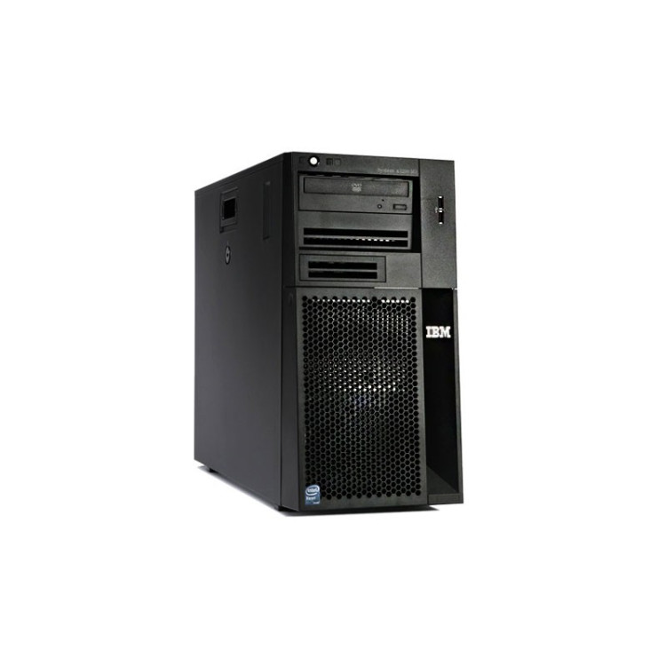 IBM ExpSell x3200 M3 Tower 5U, 1xPentium G6950 DC (2.8GHz 3MB), 1x2GB UDIMM, no HDD 3,5"SATA/SAS HS (4), BR10il v2 (RAID 0/1/1E), 1xGbE, Multi-Burner, 1x401W Fixed PS, no pow.cord IBM ExpSell x3200 M3 Tower 5U, 1xPentium G6950 DC (2.8GHz 3MB), 1x2GB UDIMM, no HDD 3,5"SATA/SAS HS (4), BR10il v2 (RAID 0/1/1E), 1xGbE, Multi-Burner, 1x401W Fixed PS, no pow.cord