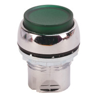 ALLEN BRADLEY 800EM-LE3 22.5MM MOM. CONTACT PB OPERATOR,ILLUM., RD. METAL (IP66, 4/13), EXTENDED, GREEN LENS CAP
