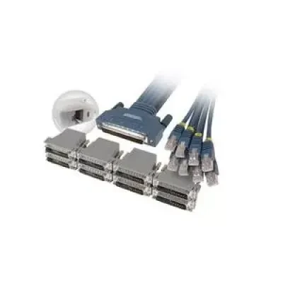 High Density 8-port Async Cable w/ 8 DB-25 Modem Connectors