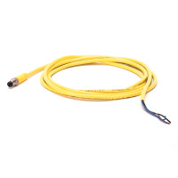 ALLEN BRADLEY 889P-M3AB-2 PICO (M8), MALE, STRAIGHT, 3-PIN, PVC CABLE, YELLOW, UNSHIELDED, IEC COLOR CODED, NO CONNECTOR, 2 METER (6.56 FEET)