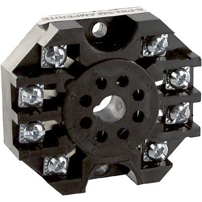 AMPERITE 8-PIN-SM RELAY SOCKET; SOCKET MOUNTING:SMD; SOCKET TERMINALS:SCREW; NO. OF PINS:8; ACCESSORY TYPE:RELAY SOCKET; FOR USE WITH:AMPERITE C10, CI, DC10, DF10, DFA, AMPERITE 8-PIN-SM RELAY SOCKET; SOCKET MOUNTING:SMD; SOCKET TERMINALS:SCREW; NO. OF PINS:8; ACCESSORY TYPE:RELAY SOCKET; FOR USE WITH:AMPERITE C10, CI, DC10, DF10, DFA,