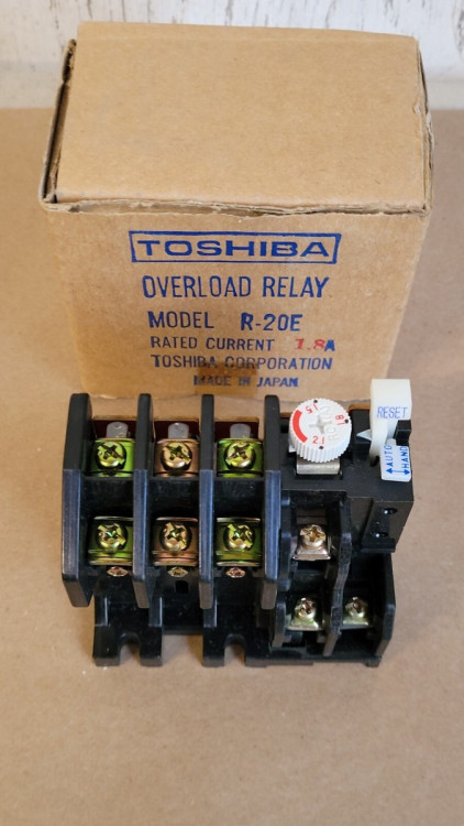 TOSHIBA R-20-2.8 OVERLOAD RELAY 1.8-2.8AMP TOSHIBA R-20-2.8 OVERLOAD RELAY 1.8-2.8AMP